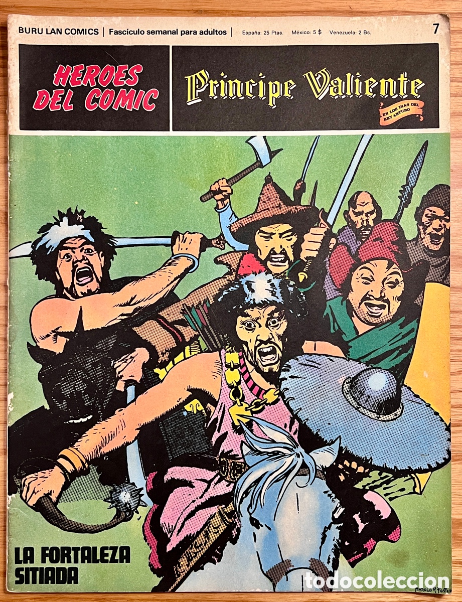 C&oacute;mics: El Pr&iacute;ncipe Valiente. BURU LANN&deg;7 1972 - Foto 1