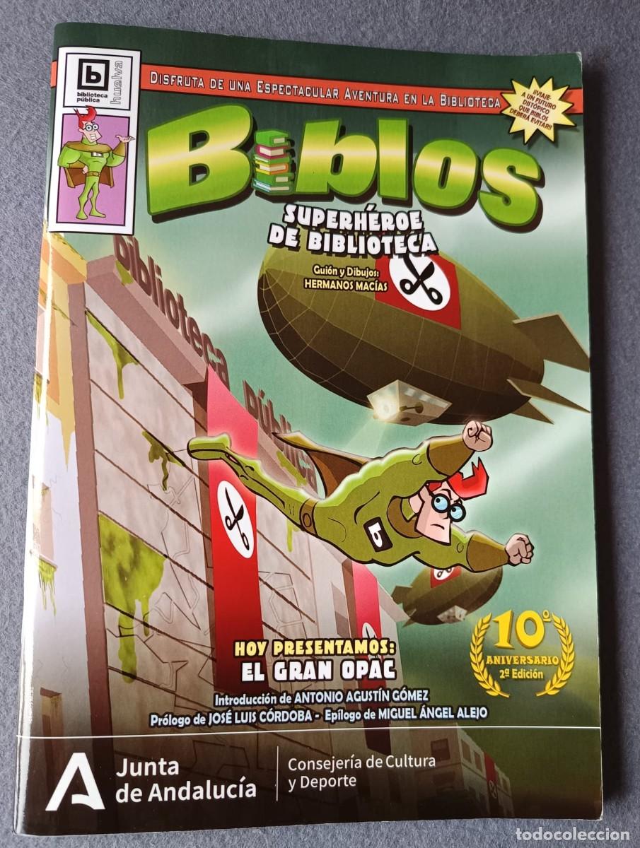C&oacute;mics: Comic. Biblos. Superh&eacute;roe de Biblioteca. El gran Opac. - Foto 1