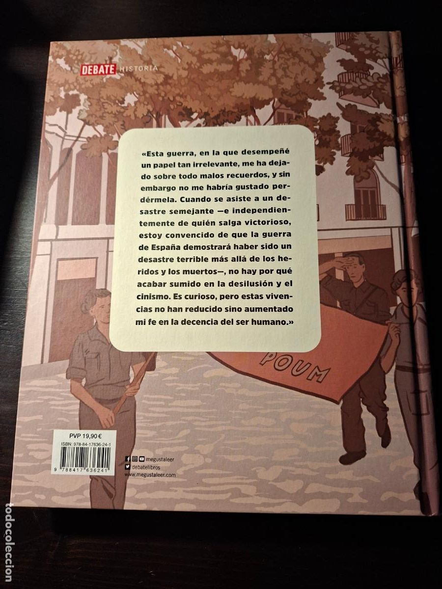 C&oacute;mics: Homenaje a Catalu&ntilde;a - George Orwell - Debate - Foto 2