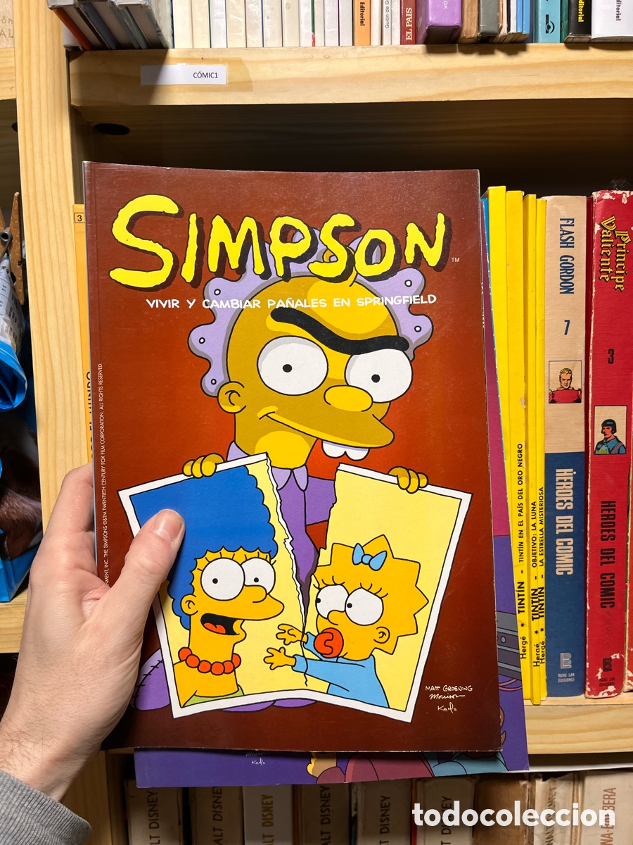 C&oacute;mics: Comic1 los simpson vivir y cambiar pa&ntilde;ales en Springfield - Foto 1