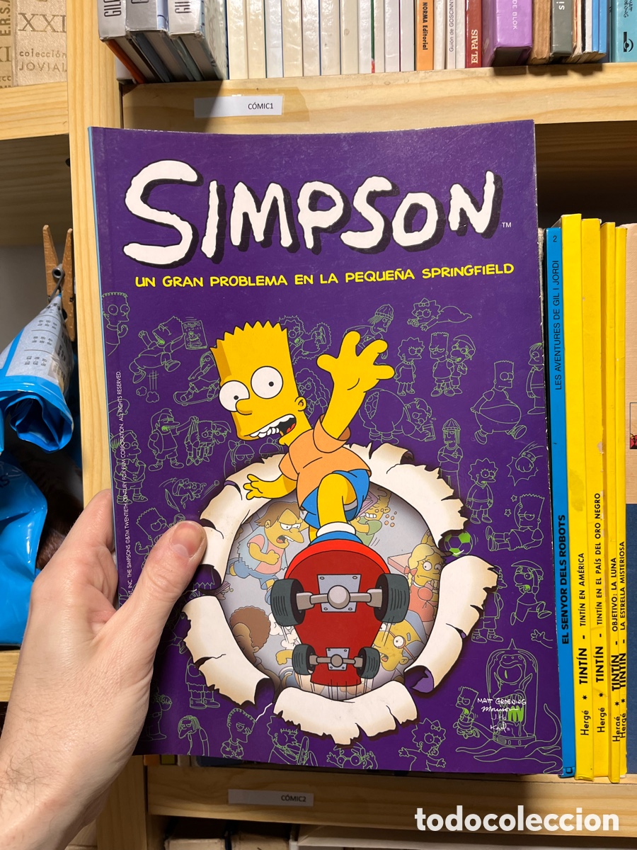 C&oacute;mics: Comic1 los simpson un gran problema en la peque&ntilde;a Springfield - Foto 1