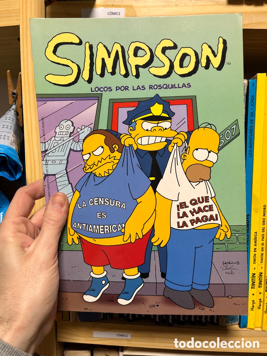C&oacute;mics: Comic1 los simpson locos por la rosquillas - Foto 1