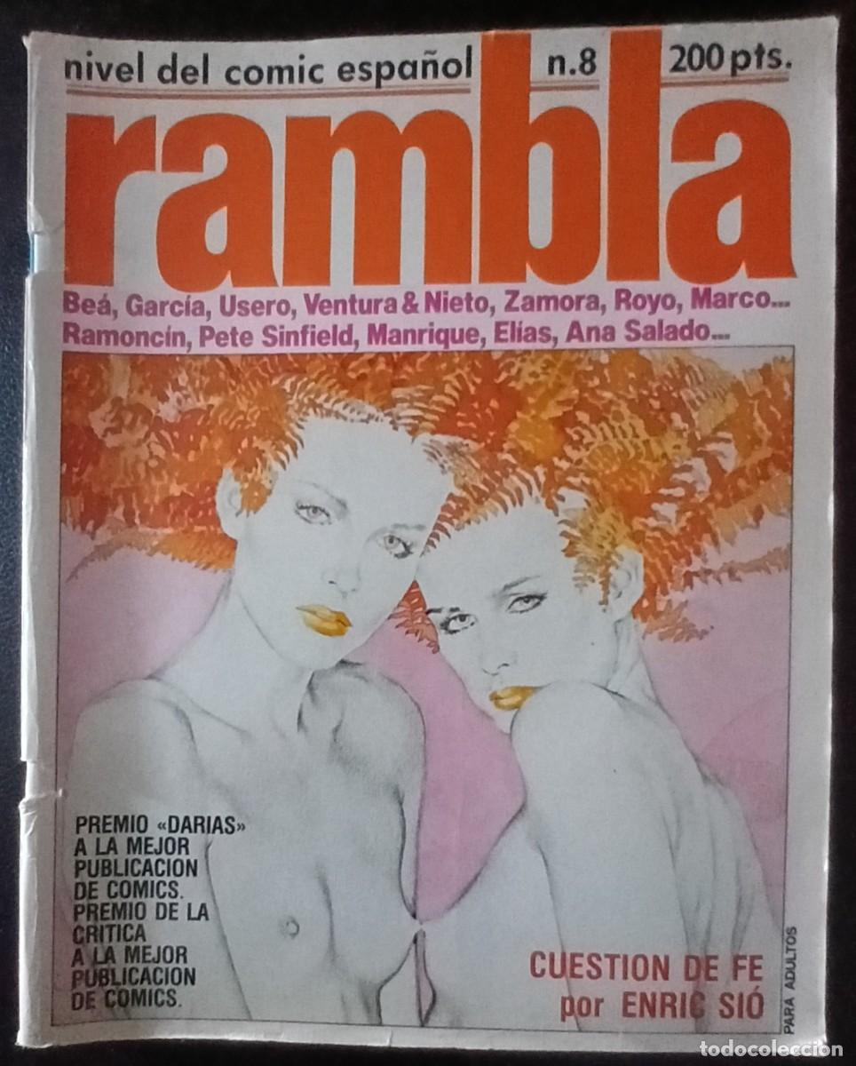 Comics: RAMBLA-NIVEL DE C&Oacute;MICS ESPA&Ntilde;OL-N&ordm; 8 -LUIS GARC&Iacute;A-A.USERO-FONT-E.SI&Oacute;-1983-CORRECTO-DIF&Iacute;CIL-LEAN-1332