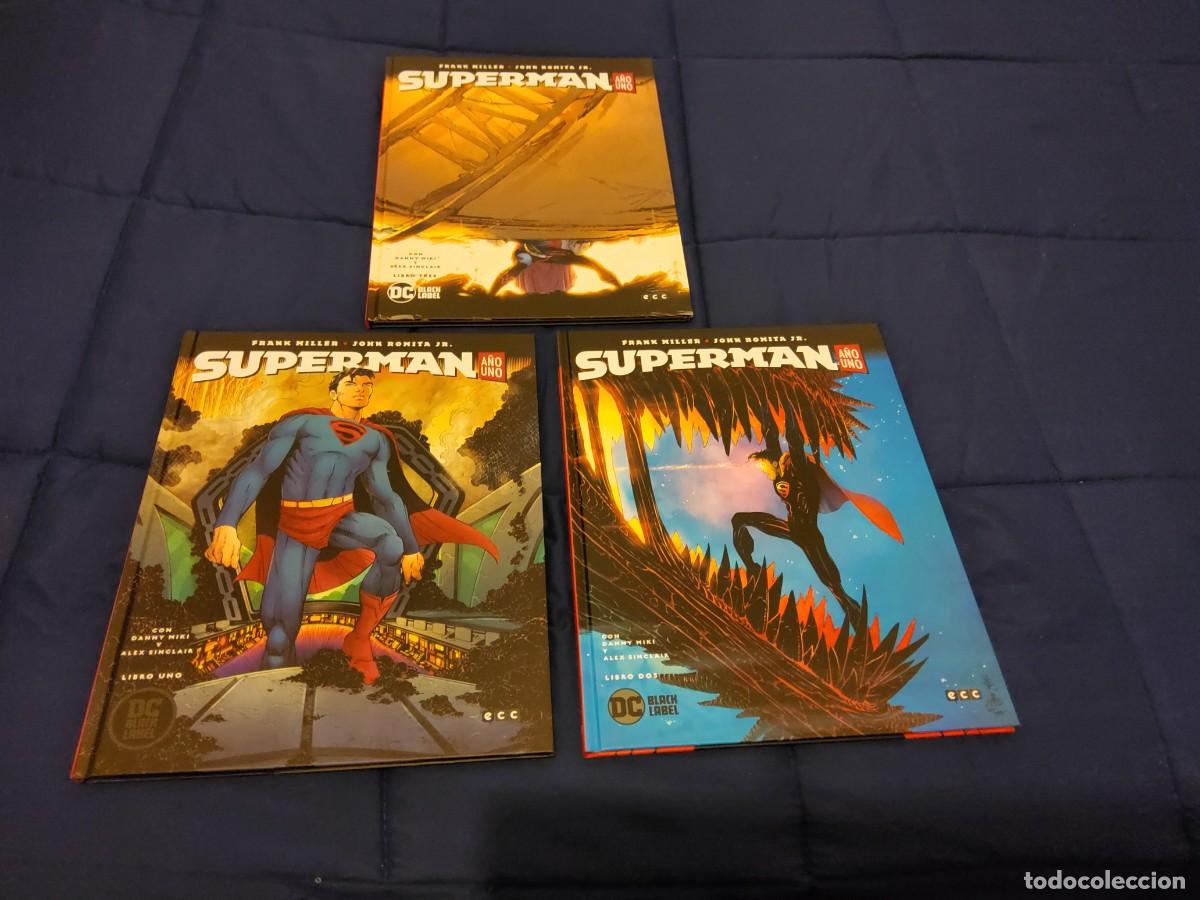 C&oacute;mics: SUPERMAN. A&Ntilde;O UNO. FRANK MILLER y JOHN ROMITA JR. ECC. COMPLETA. 3 N&Uacute;MEROS. - Foto 1