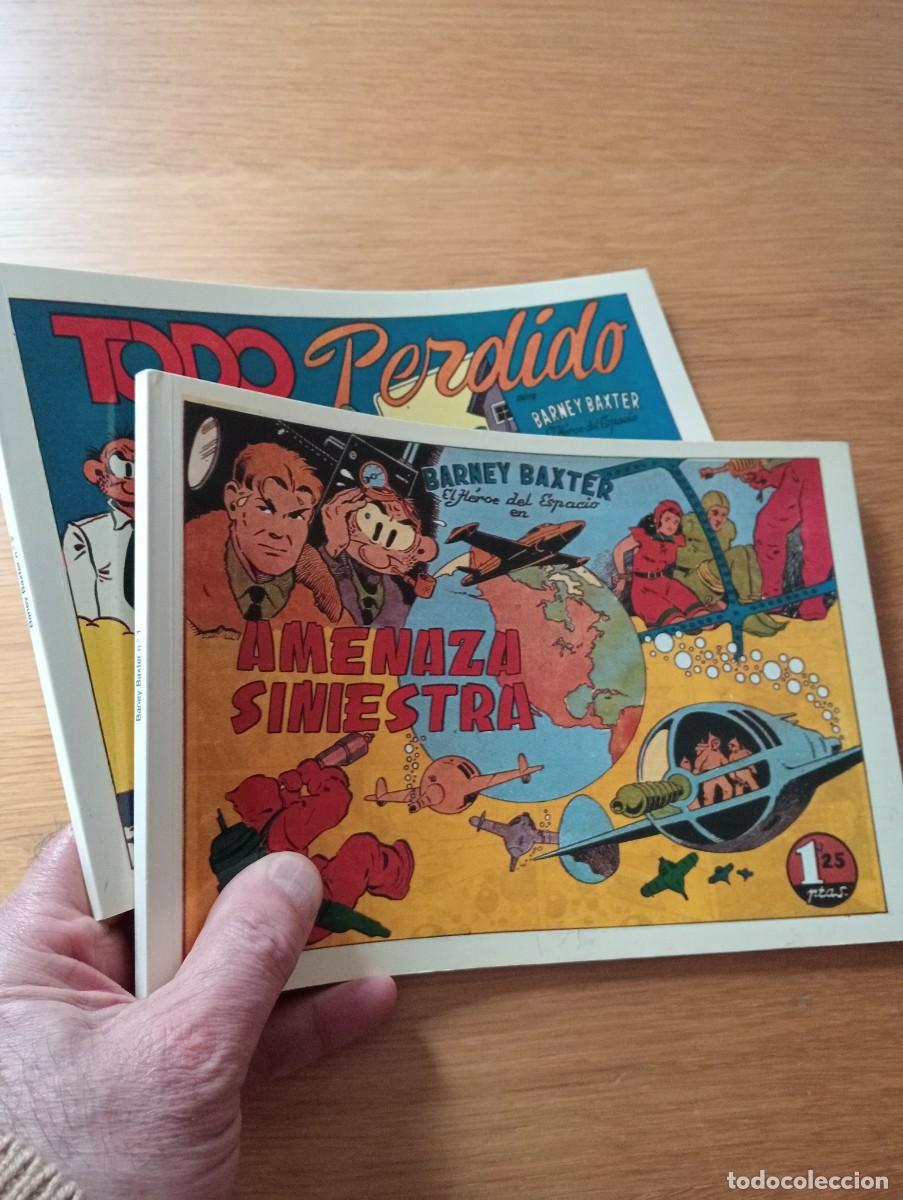 C&oacute;mics: COMPLETA. BARNEY BAXTER, EL H&Eacute;ROE DEL ESPACIO. 2 TOMOS. R&Uacute;STICA. EDICIONES JLA. 1986. - Foto 1