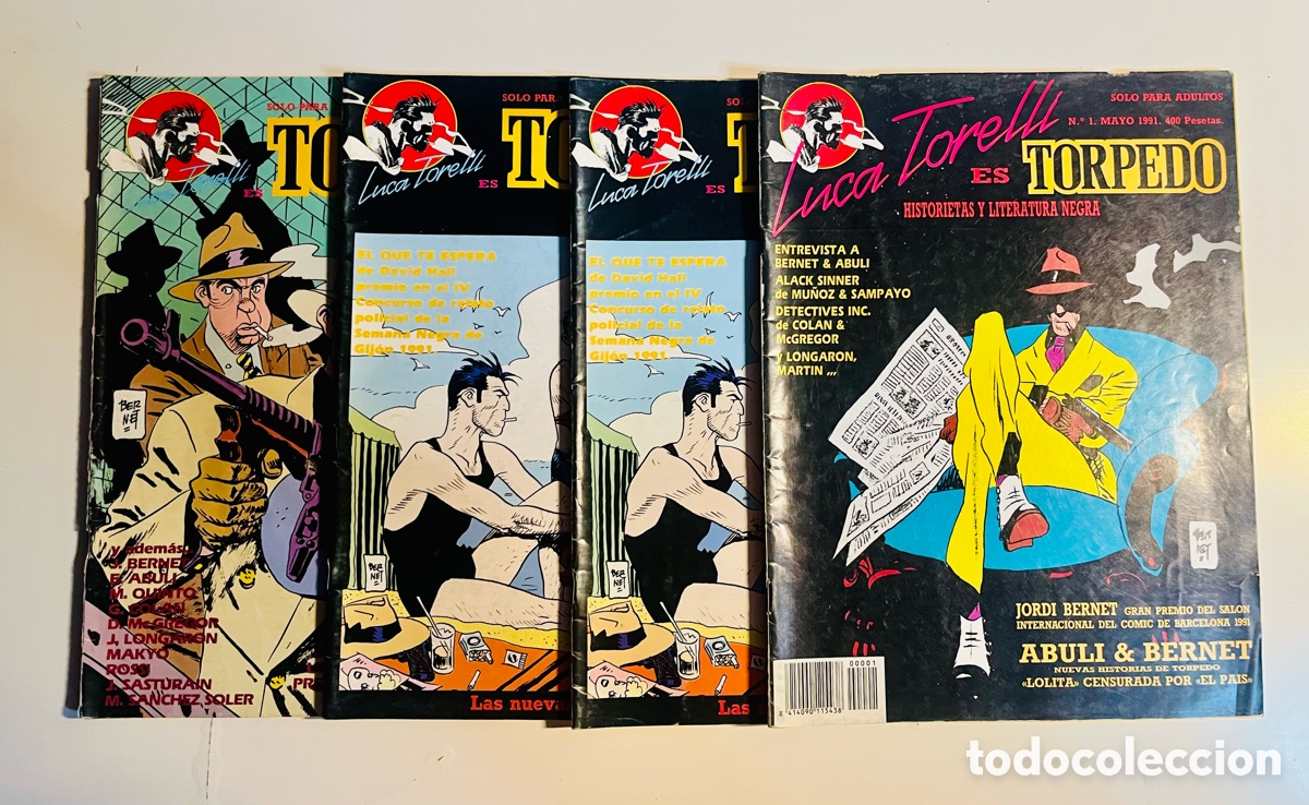 C&oacute;mics: COLECCI&Oacute;N TORPEDO, 4 N&Uacute;MEROS, (EDITORIAL MAKOKI) - Foto 1