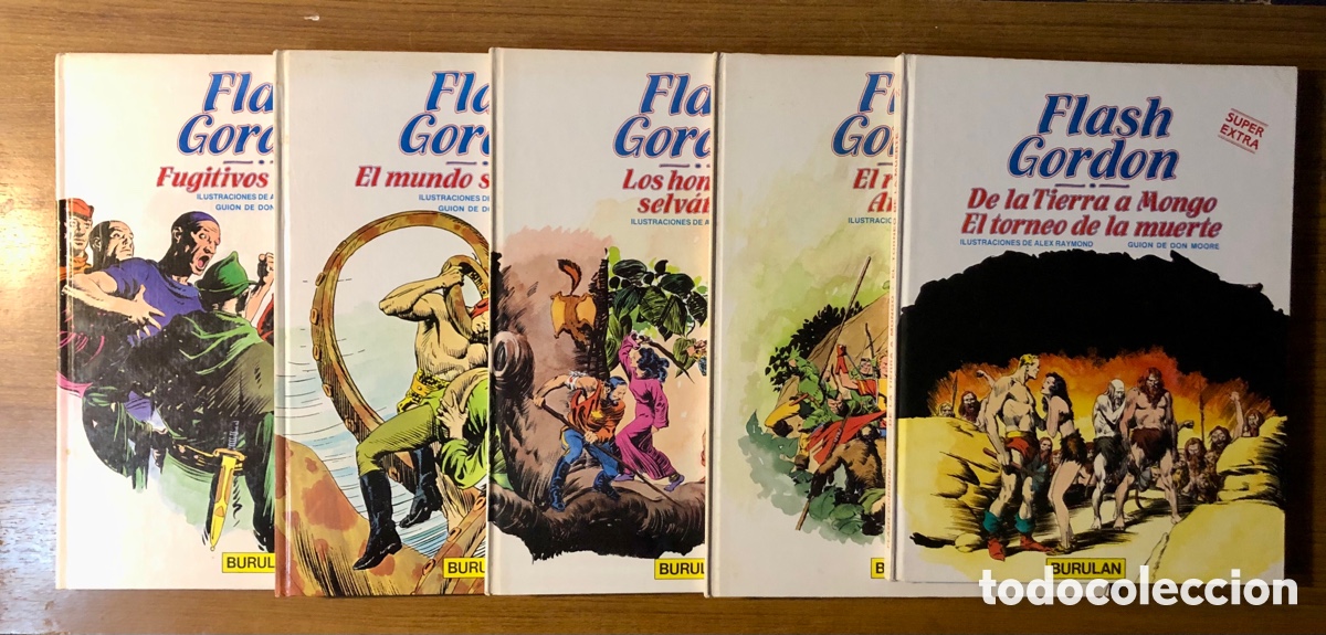 C&oacute;mics: FLASH GORDON,N&Uacute;MERO 1,2,5,6,7,8,(BURULAN) - Foto 1