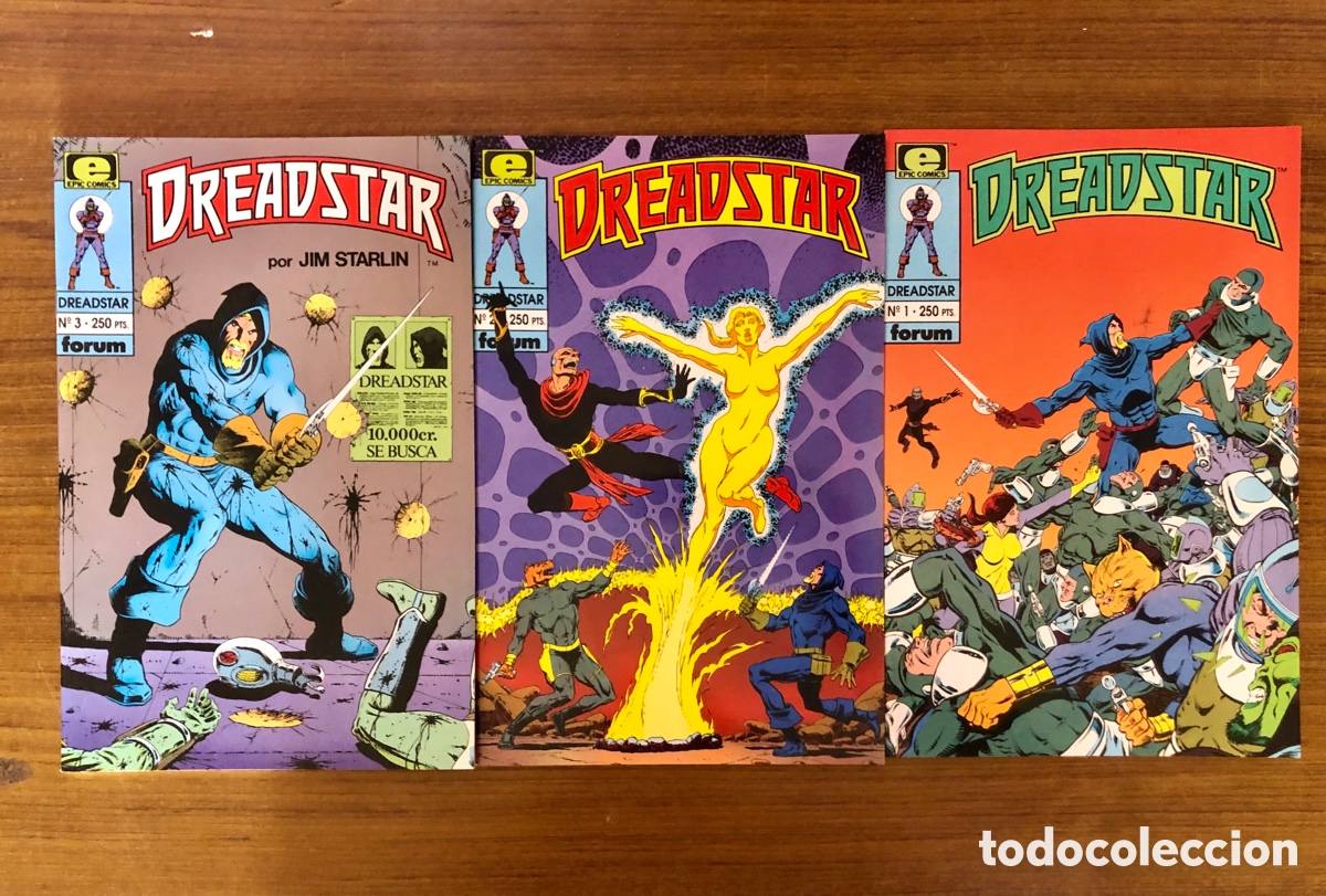 C&oacute;mics: DREADSTAR,N&Uacute;MEROS 1,2 Y 3,(EDITORIAL FORUM) - Foto 1