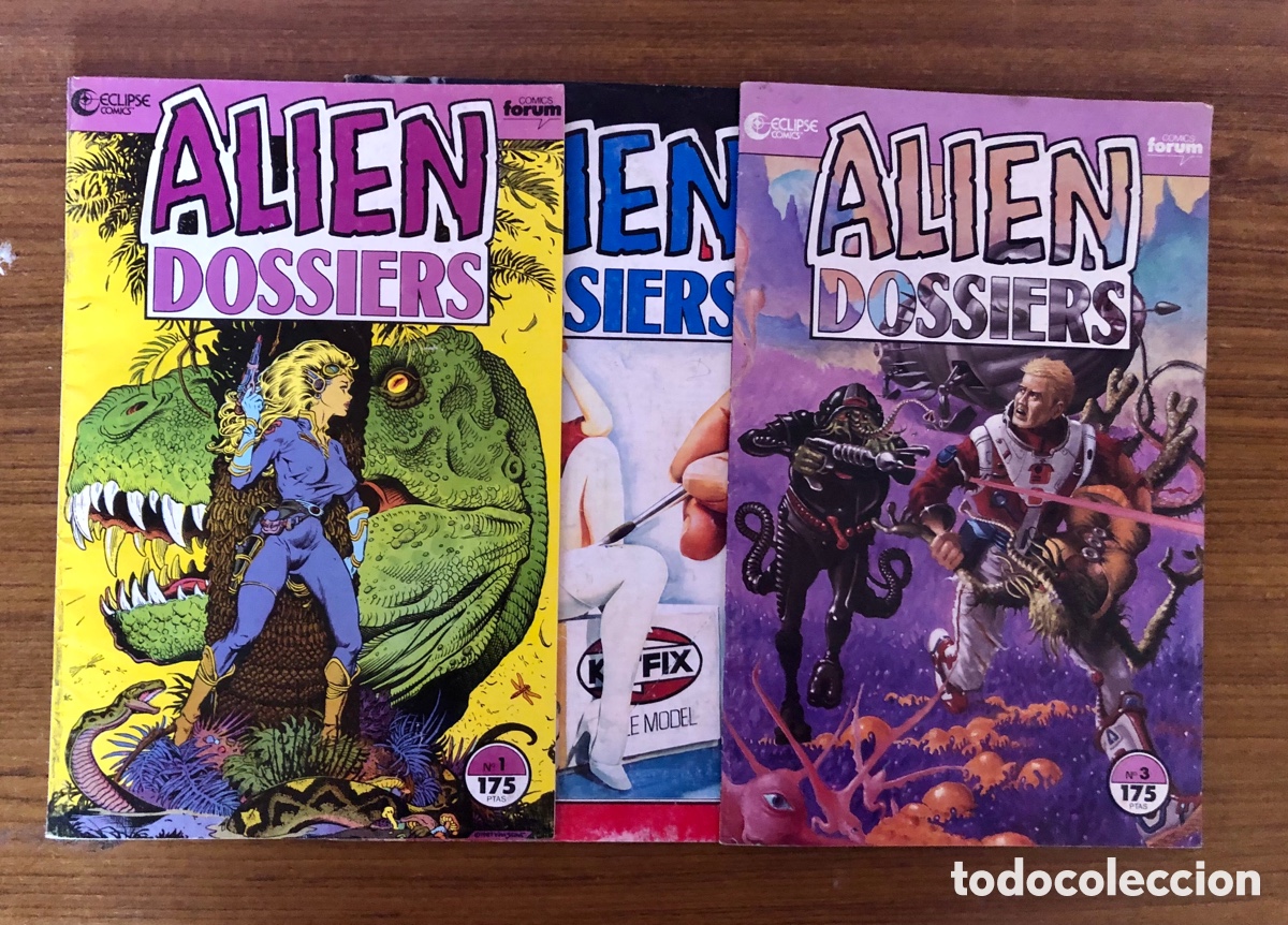 C&oacute;mics: AL&Iacute;EN DOSSIERS,N&Uacute;MEROS 1,2 Y 3,(ECLIPSE) - Foto 1