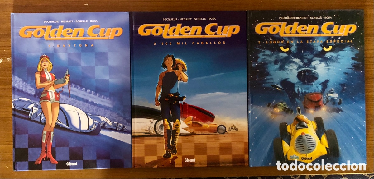 C&oacute;mics: GOLDEN CUP,NUMEROS 1,2 Y 3,(GLENAT) - Foto 1