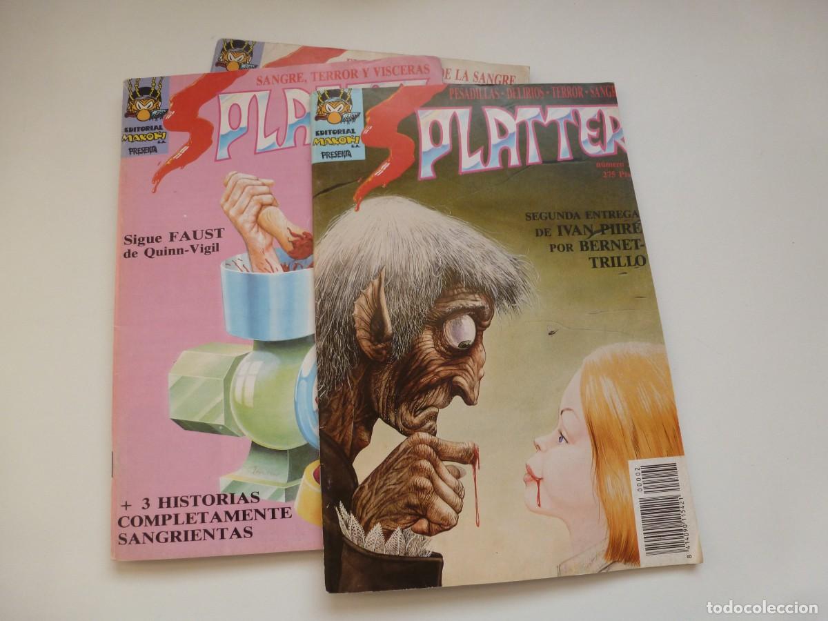 C&oacute;mics: SPLATTER N&ordm; 2, 3 Y 5. EDITORIAL MAKOKI 1991 - Foto 3