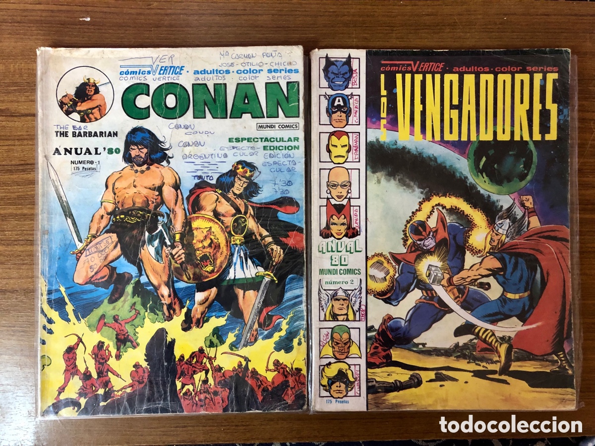 C&oacute;mics: COLECCI&Oacute;N ANUAL 80,2 N&Uacute;MEROS,(C&Oacute;MICS V&Eacute;RTICE) - Foto 1