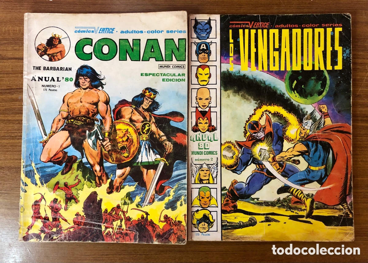 C&oacute;mics: COLECCI&Oacute;N ANUAL 80,2 N&Uacute;MEROS,(C&Oacute;MICS V&Eacute;RTICE) - Foto 1