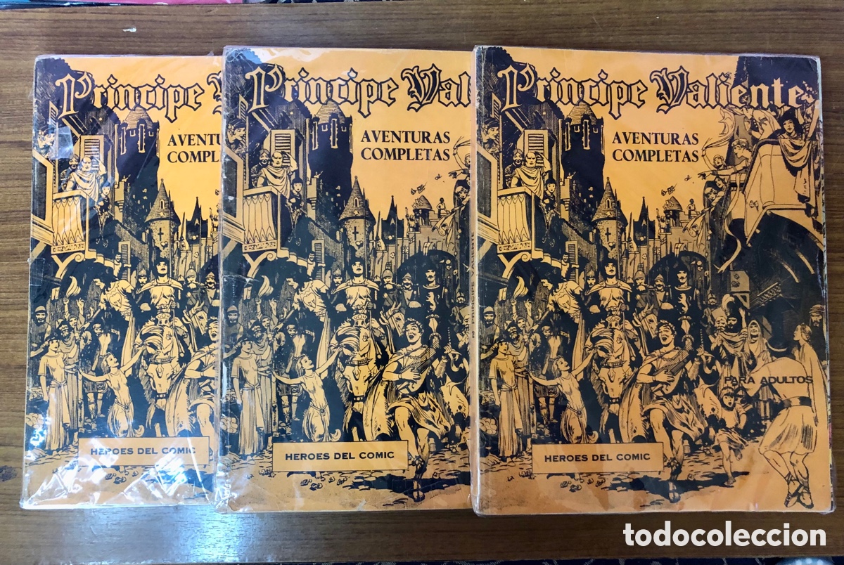 C&oacute;mics: PRINCIPE VALIENTE,AVENTURAS COMPLETAS,N&Uacute;MEROS 1,2 Y 3,(H&Eacute;ROES DEL C&Oacute;MIC) - Foto 1