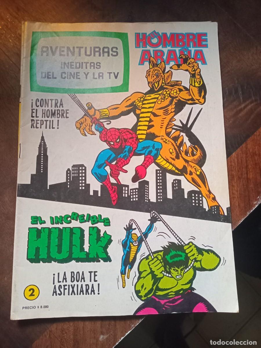 C&oacute;mics: EL HOMBRE ARA&Ntilde;A Y EL INCREIBLE HULK - NUMERO 2 - - Foto 1