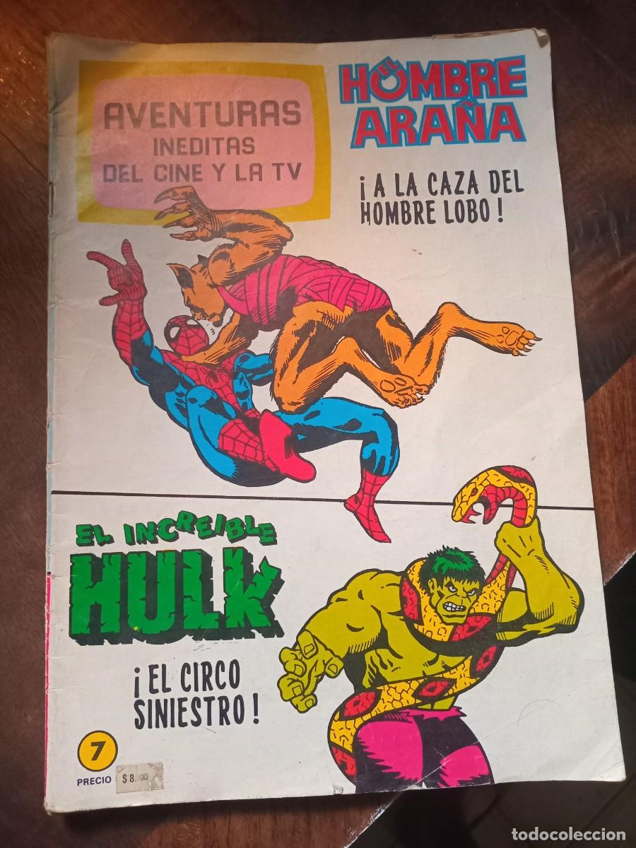 C&oacute;mics: EL HOMBRE ARA&Ntilde;A Y EL INCREIBLE HULK - NUMERO 7- - Foto 1
