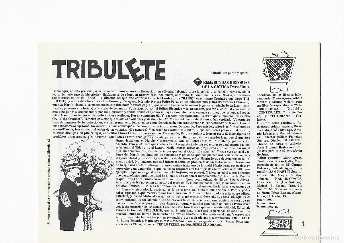 C&oacute;mics: TRIBULETE Critica y informaci&oacute;n sobre el c&oacute;mic Total 12 n&uacute;meros - Foto 1
