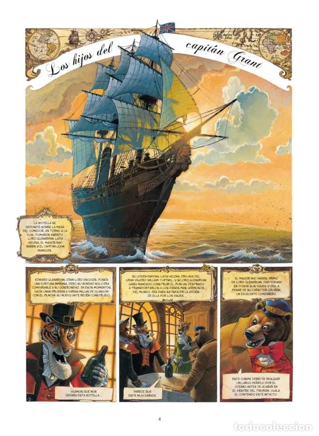 C&oacute;mics: LOS HIJOS DEL CAPIT&Aacute;N GRANT TEMU EDICIONES - Foto 2