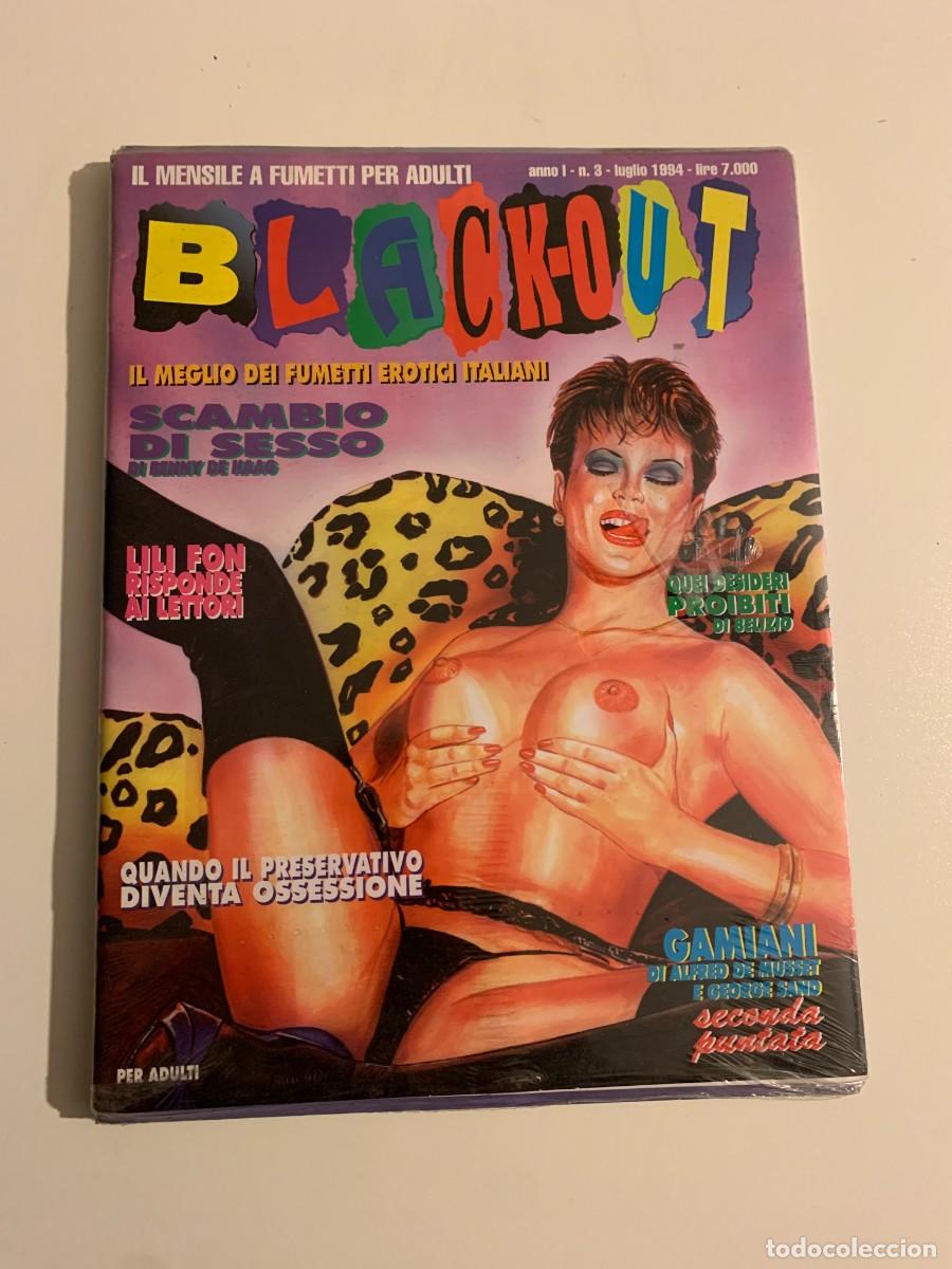 C&oacute;mics: BLACKOUT N.3 + EROTIC BOOK - SEALED HARD COMICS - FENIX EDITION 1994 - Foto 1
