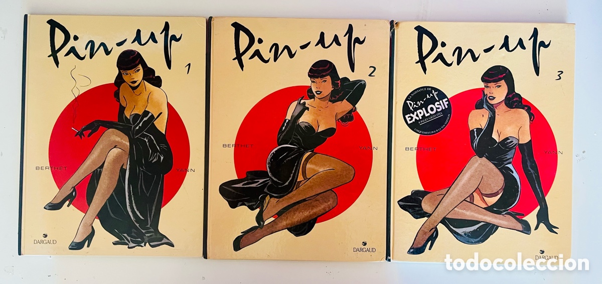 C&oacute;mics: COLECCI&Oacute;N PIN-UP, 3 TOMOS PRIMEROS, (DARGAUD), ESCASOS!!! - Foto 1