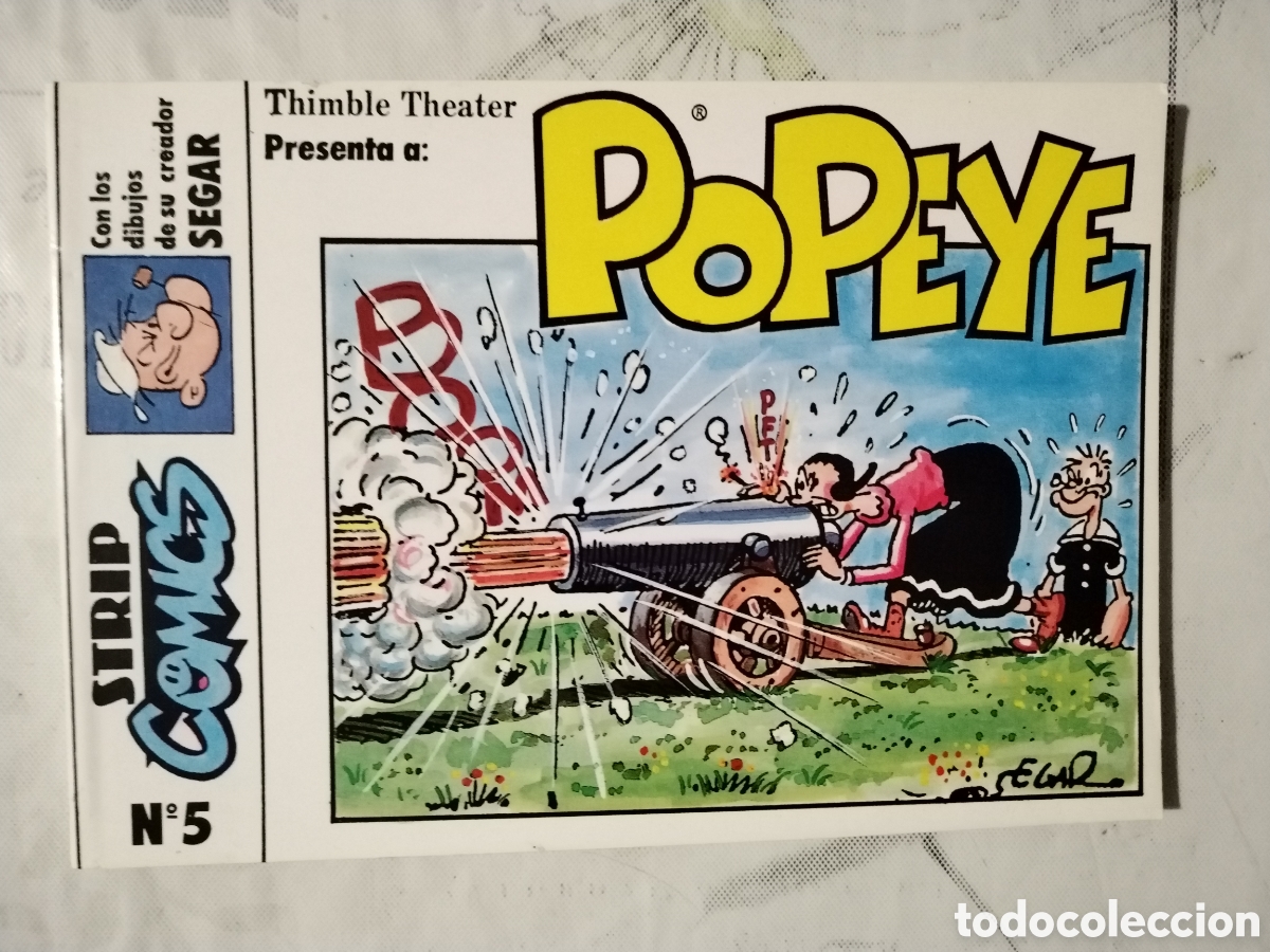 C&oacute;mics: Popeye Strip Comics n&deg;5 Thimble Theater 1990 - Foto 1