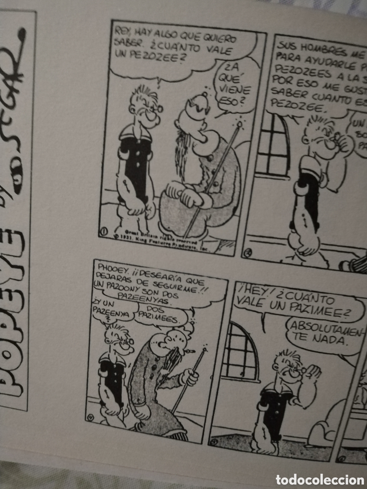 C&oacute;mics: Popeye Strip Comics n&deg;5 Thimble Theater 1990 - Foto 5
