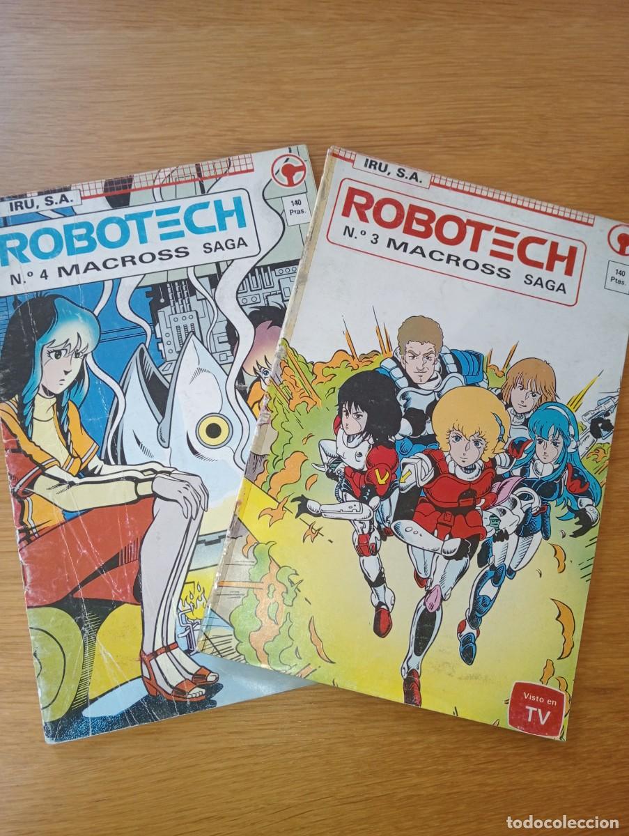 C&oacute;mics: LOTE CON 2 EJEMPLARES DE ROBOTECH MACROSS SAGA (DE 6). GRAPA. IRU. 1985. - Foto 1