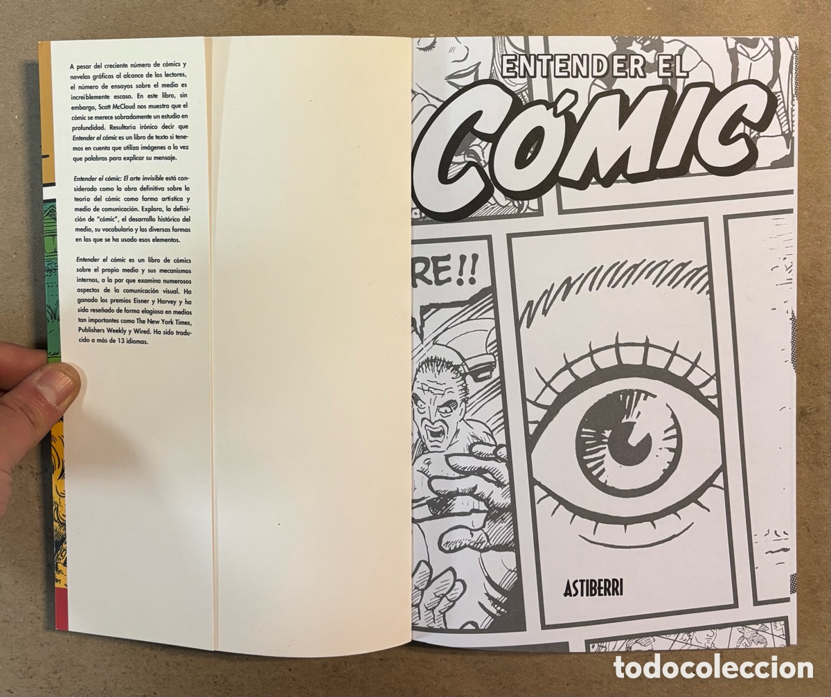 C&oacute;mics: ENTENDER EL C&Oacute;MIC, EL ARTE INVISIBLE. SCOTT McCLOUD. ASTIBERRI EDICIONES 2009. - Foto 2