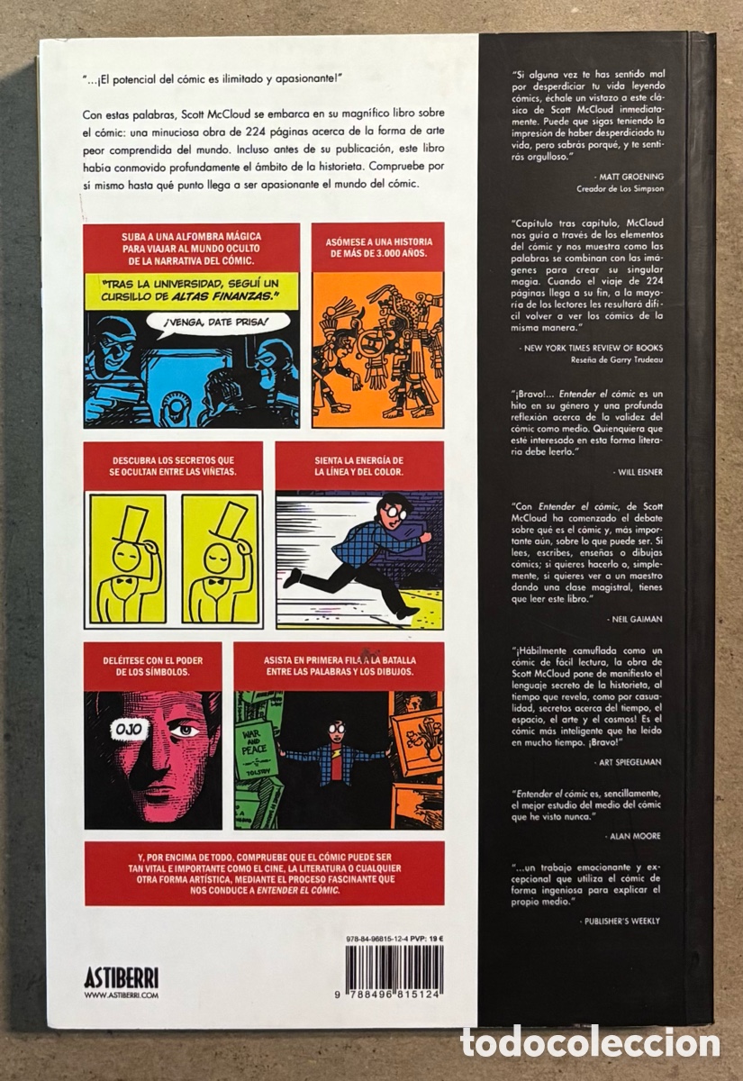 C&oacute;mics: ENTENDER EL C&Oacute;MIC, EL ARTE INVISIBLE. SCOTT McCLOUD. ASTIBERRI EDICIONES 2009. - Foto 7