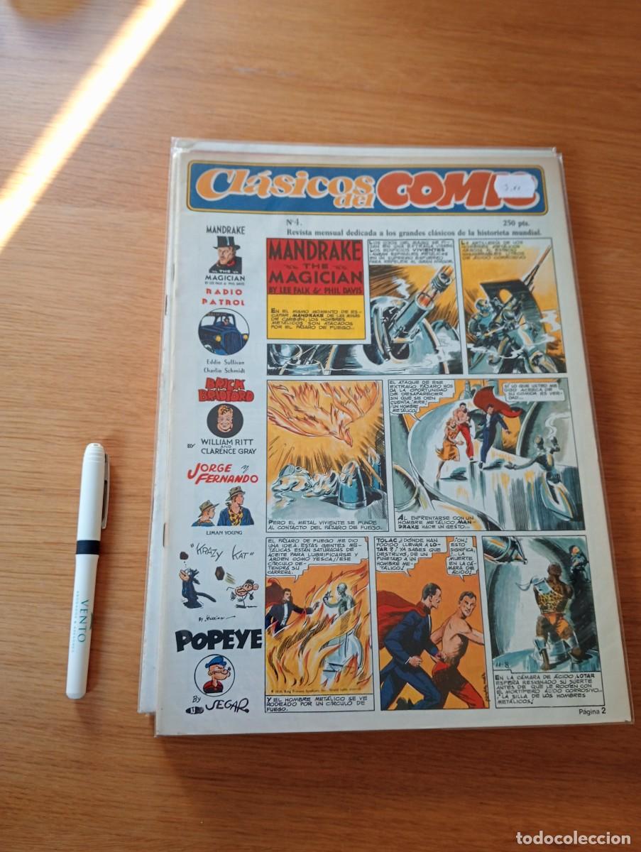 C&oacute;mics: COMPLETA. GRAN FORMATO. CL&Aacute;SICOS DEL C&Oacute;MIC. 13 EJEMPLARES. GRAPA. ED. COMPLOT. 1988. - Foto 5