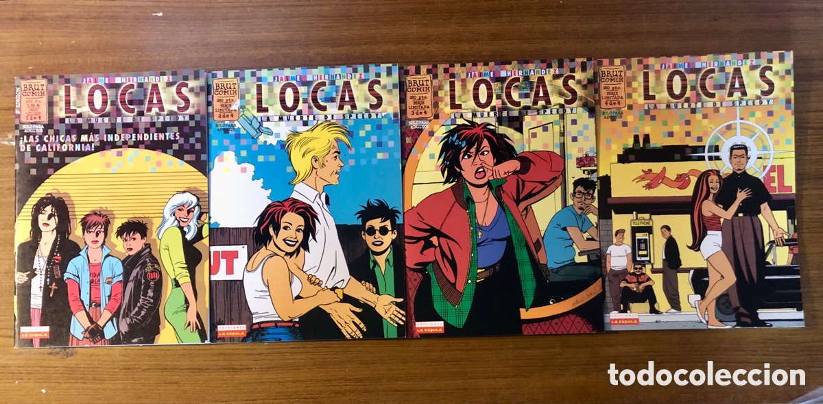 C&oacute;mics: LOCAS,JAIME HERN&Aacute;NDEZ,COMPLETA,(BRUT COMIX-EDICI&Oacute;NES LA C&Uacute;PULA) - Foto 1
