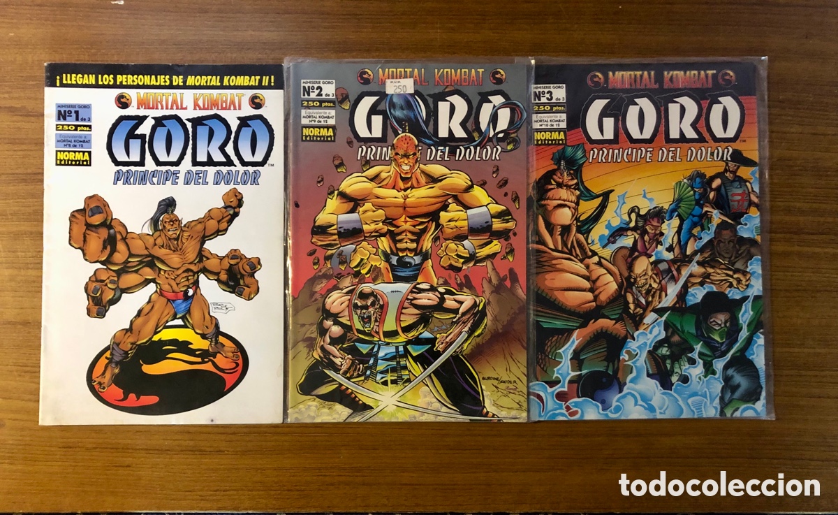 C&oacute;mics: MORTAL KOMBAT,PRINCIPE DEL DOLOR,COMPLETA 3 EJEMPLARES,(NORMA EDITORIAL) - Foto 1