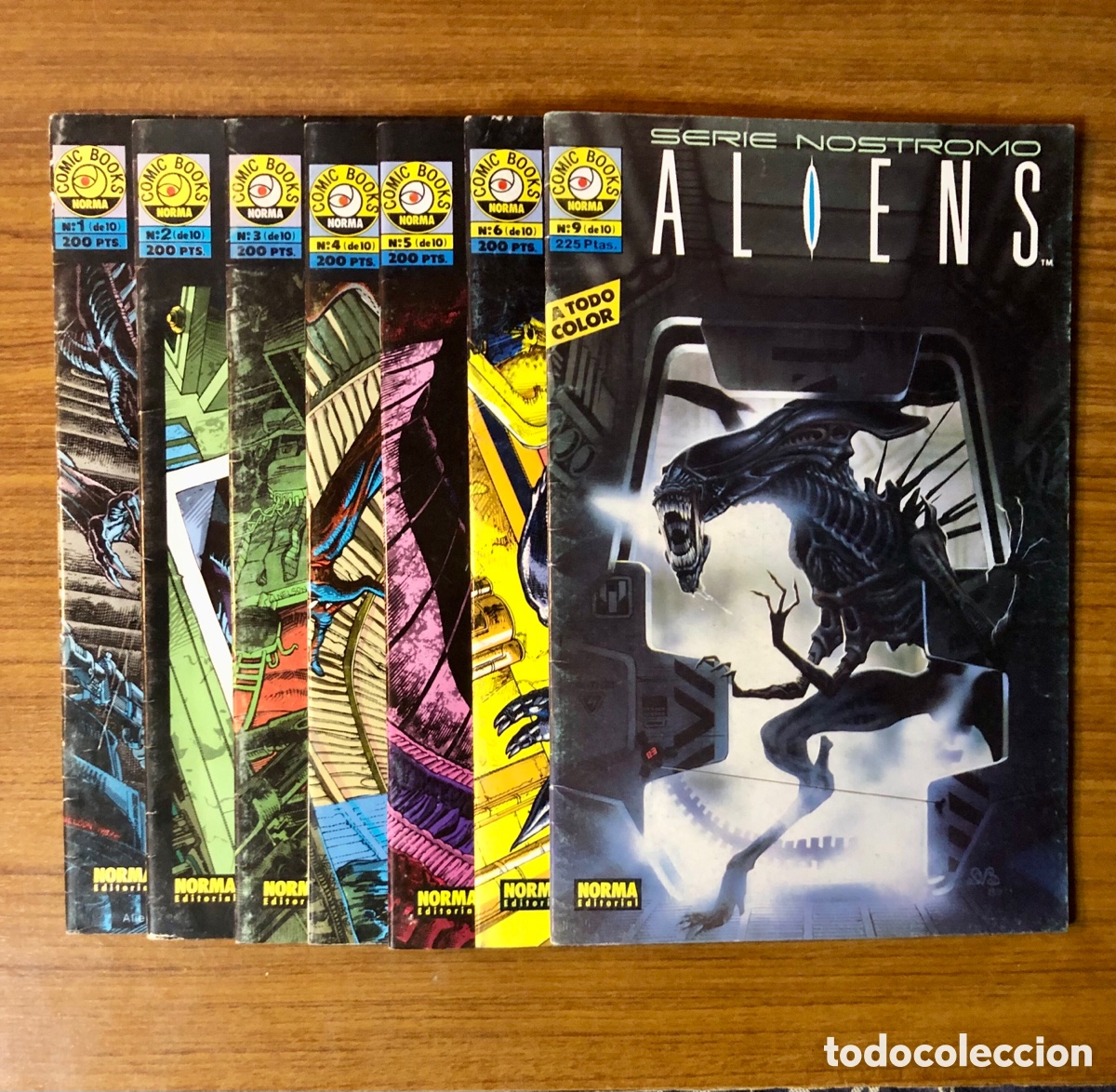 C&oacute;mics: ALIENS,SERIE NOSTROMO,7 EJEMPLARES DE 10,(C&Oacute;MIC BOOK-NORMA EDITORIAL) - Foto 1