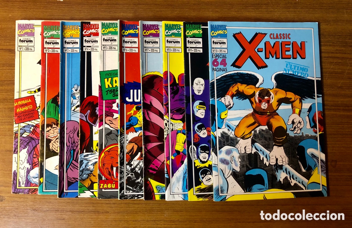 C&oacute;mics: X-MEN CLASICC,COMPLETA 10 EJEMPLARES,(MARVEL C&Oacute;MICS-FORUM) - Foto 1