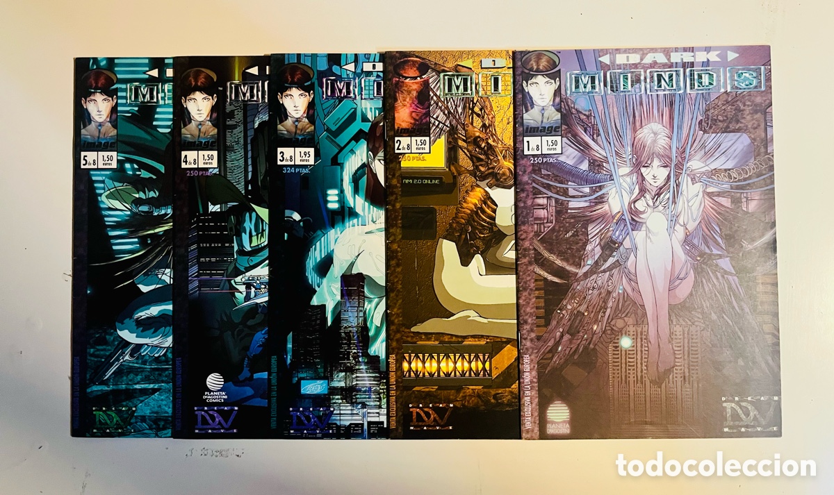 C&oacute;mics: MINDS DARK, 5 EJEMPLARES DE 8, (DREAM WAVE) - Foto 1