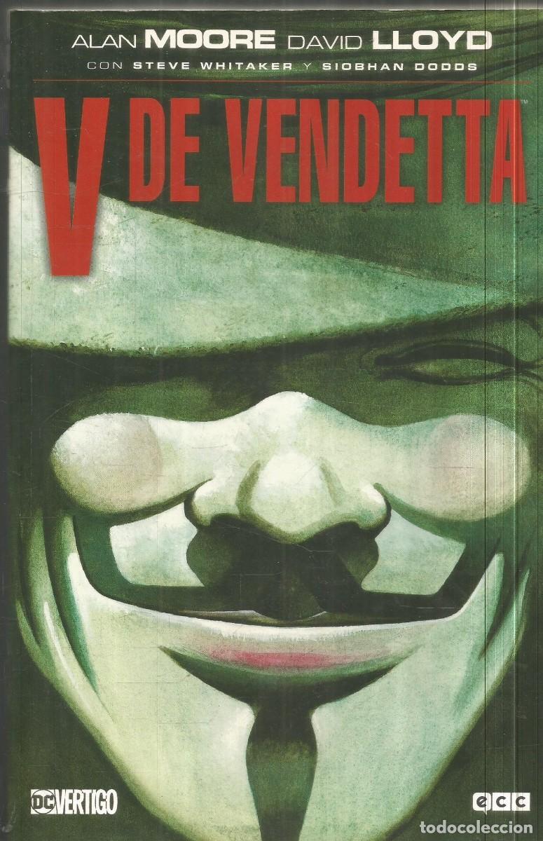 C&oacute;mics: ALAN MOORE DAVID LLOYD. V DE VENDETTA. DC VERTIGO - Foto 1