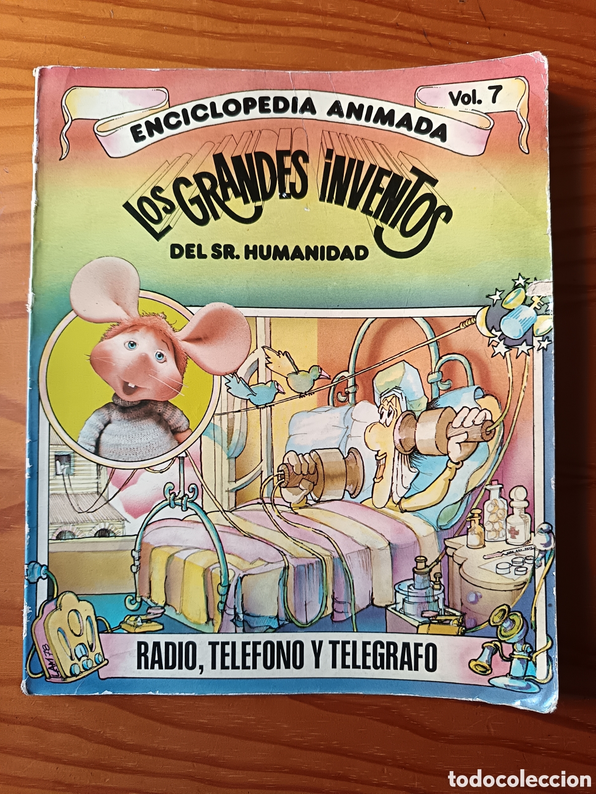 C&oacute;mics: Los grandes inventos del Sr Humanidad Tomo Vol. 7 Enciclopedia Animada Topo Gigio. Radio, tel&eacute;fono y