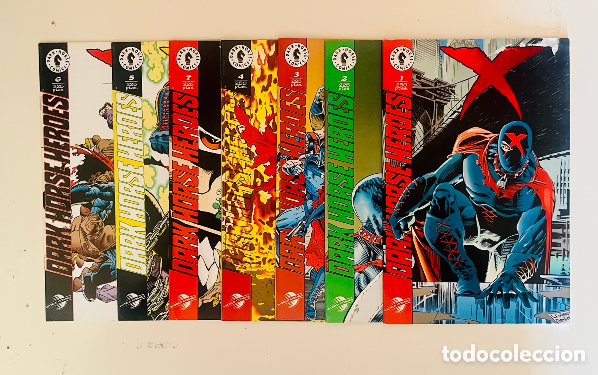 C&oacute;mics: COLECCI&Oacute;N DARK HORSE H&Eacute;ROES, 7 N&Uacute;MEROS DE 8, (WORLD COMICS) - Foto 1