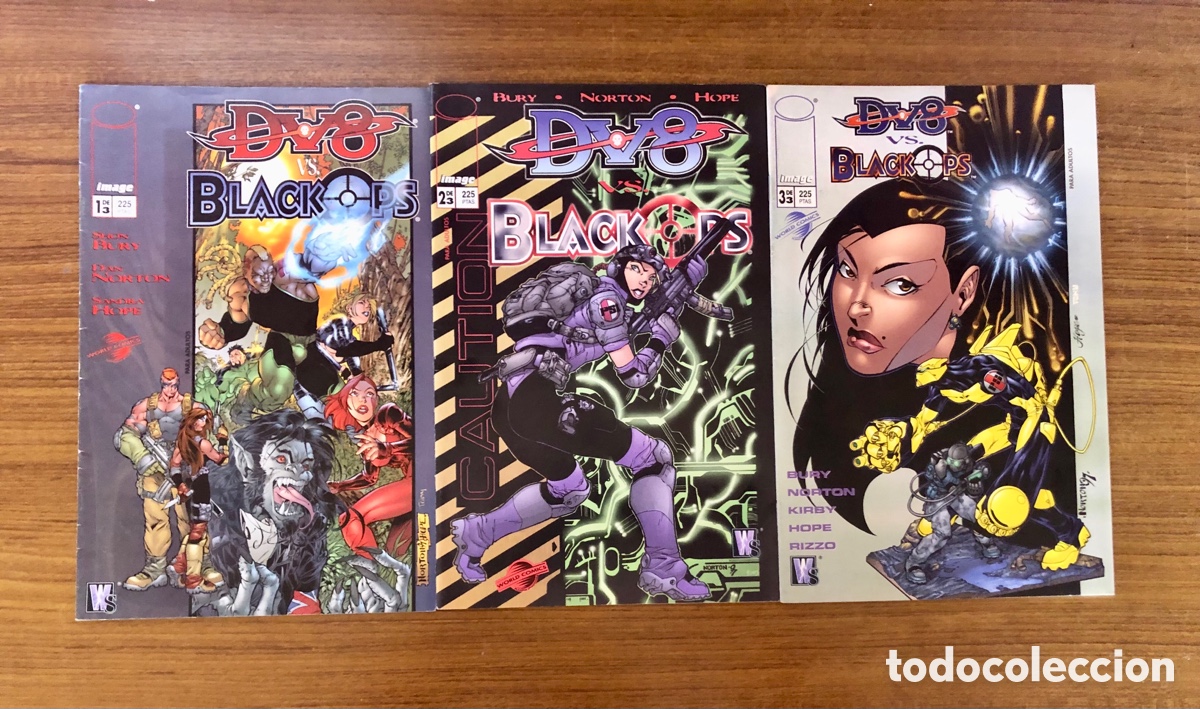 C&oacute;mics: DV8 VS BLACKOPS,COMPLETA 3 EJEMPLARES,(IMAGE-WS) - Foto 1