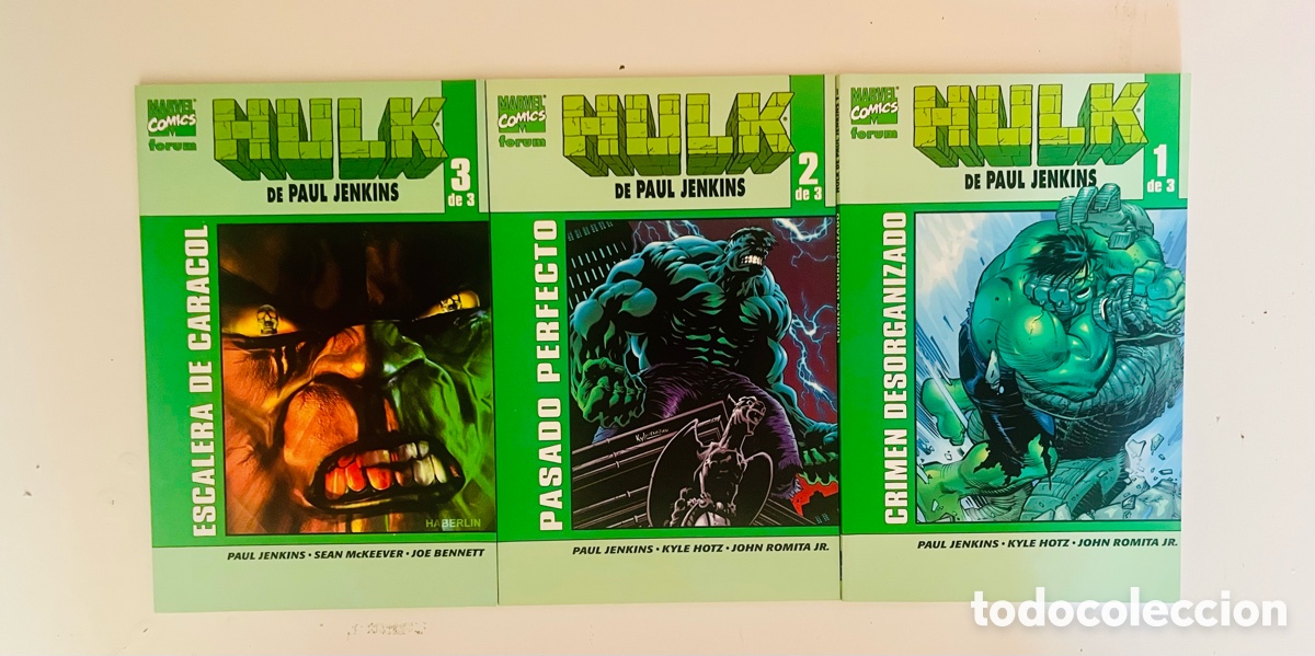 C&oacute;mics: COLECCI&Oacute;N HULK DE PAUL JENKINS, 3 N&Uacute;MEROS COMPLETA, (MARVEL COMICS F&Oacute;RUM) - Foto 1
