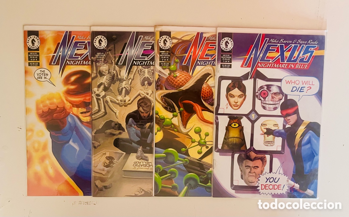 C&oacute;mics: NEXUS NIGHTMARE IN BLUE, 4 N&Uacute;MEROS COMPLETA, (DARK HORSE COMICS) - Foto 1