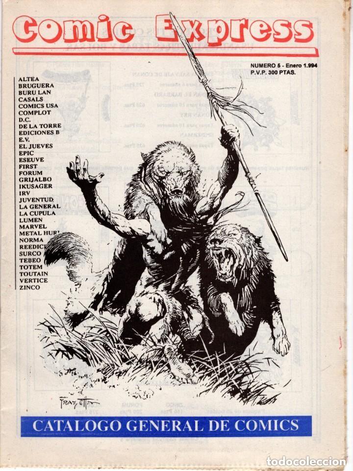Comics: COMIC EXPRESS N&ordm; 5 ENERO 1994 (CATALOGO DE COMICS) - OFM16