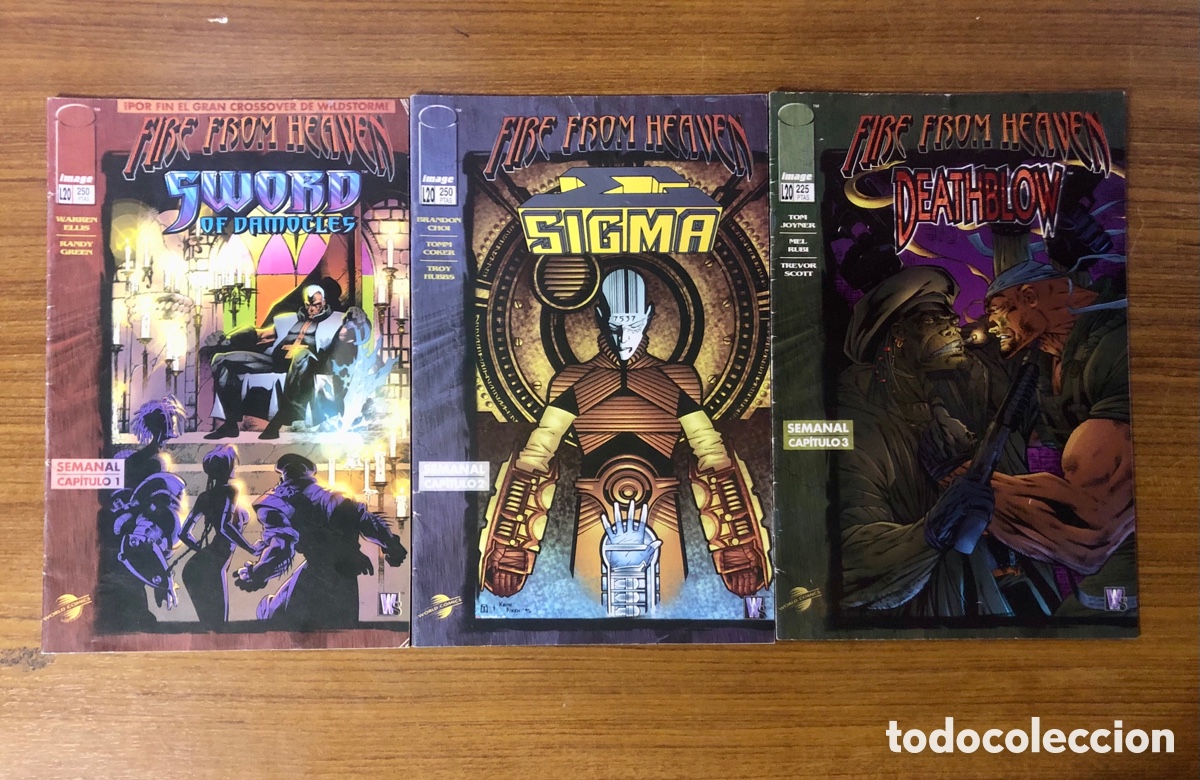 C&oacute;mics: FIRE FROM HEAVEN,3 EJEMPLARES,(IMAGE-WORLD COMICS) - Foto 1