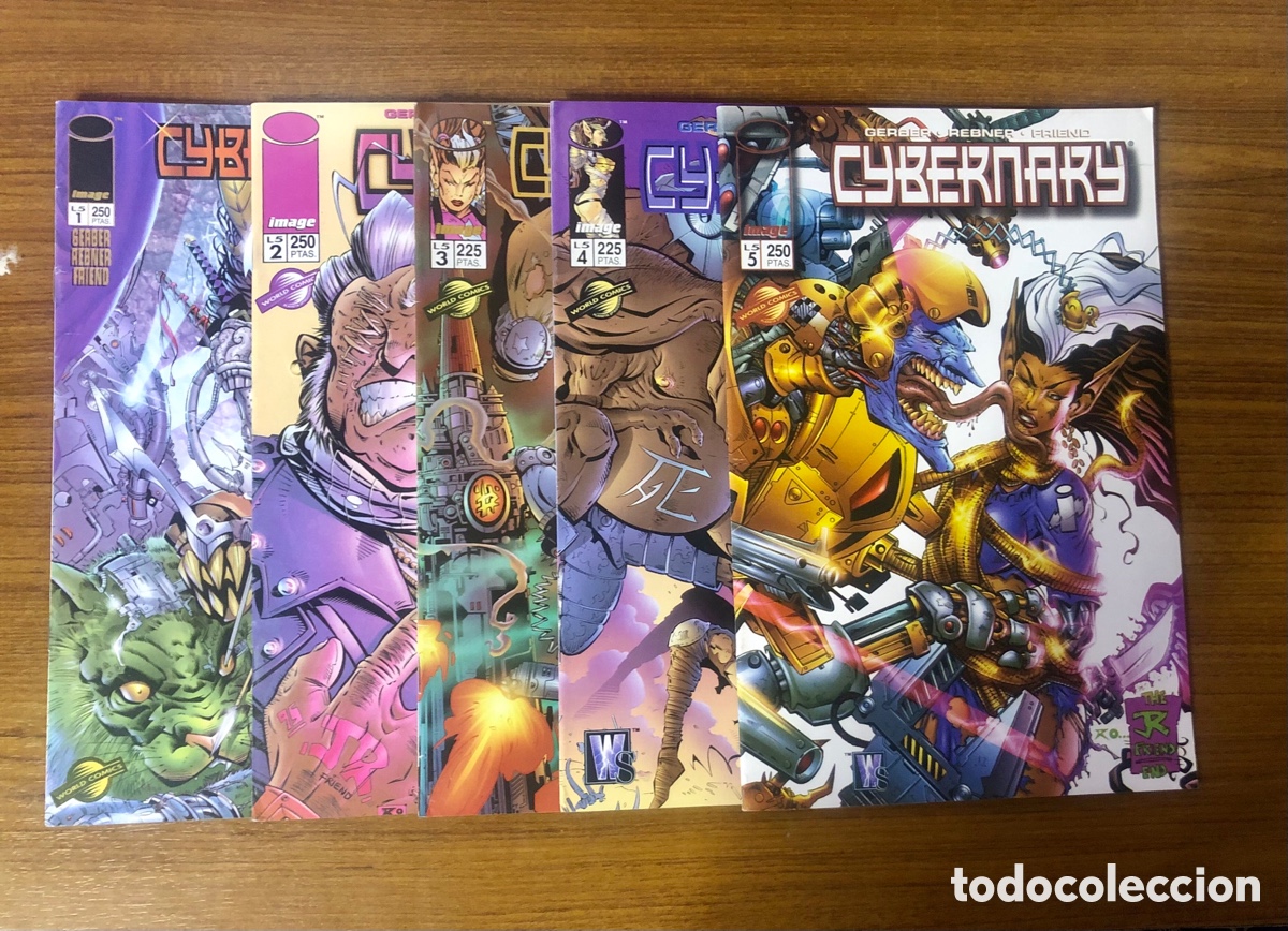 C&oacute;mics: CYBERNARY,COMPLETA 5 EJEMPLARES,(IMAGE-WS) - Foto 1