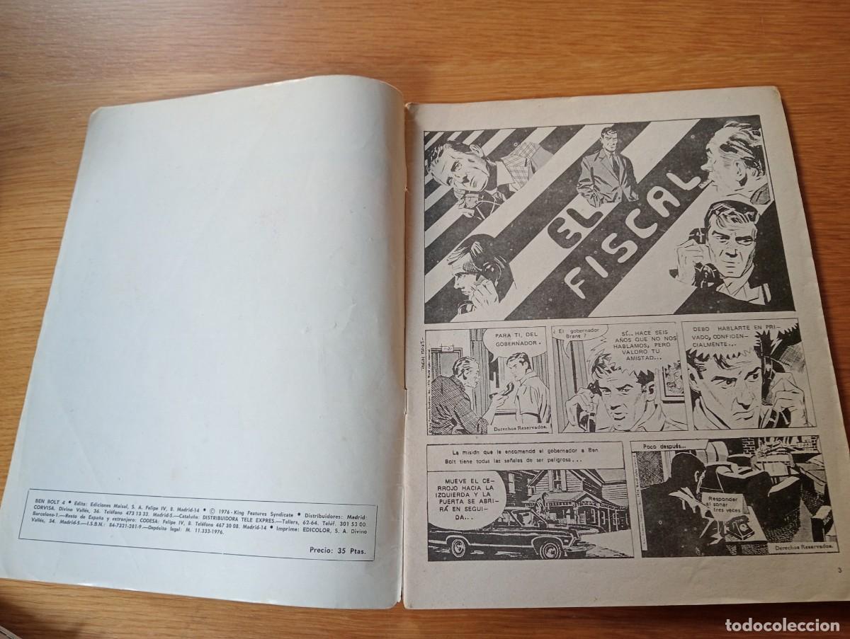 C&oacute;mics: BEN BOLT N.&ordm; 4 (DE 9). EL FISCAL. GRAPA. EDICIONES MAISAL. 1976. - Foto 3