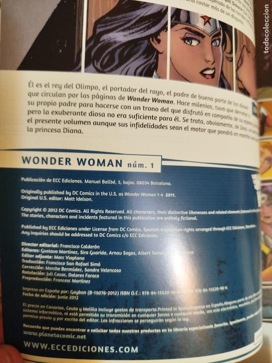 C&oacute;mics: Wonder Woman n&uacute;m 1 y 2 - Foto 3