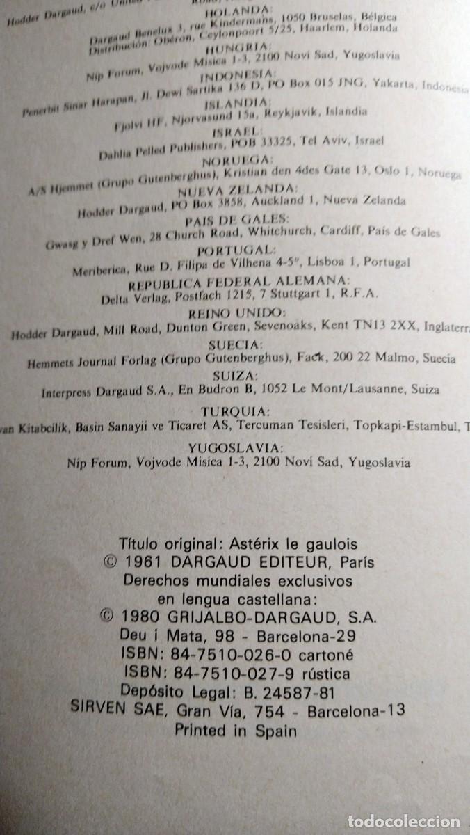 C&oacute;mics: ASTERIX EL GALO - PRIMERA EDICI&Oacute;N 1980 - Foto 3