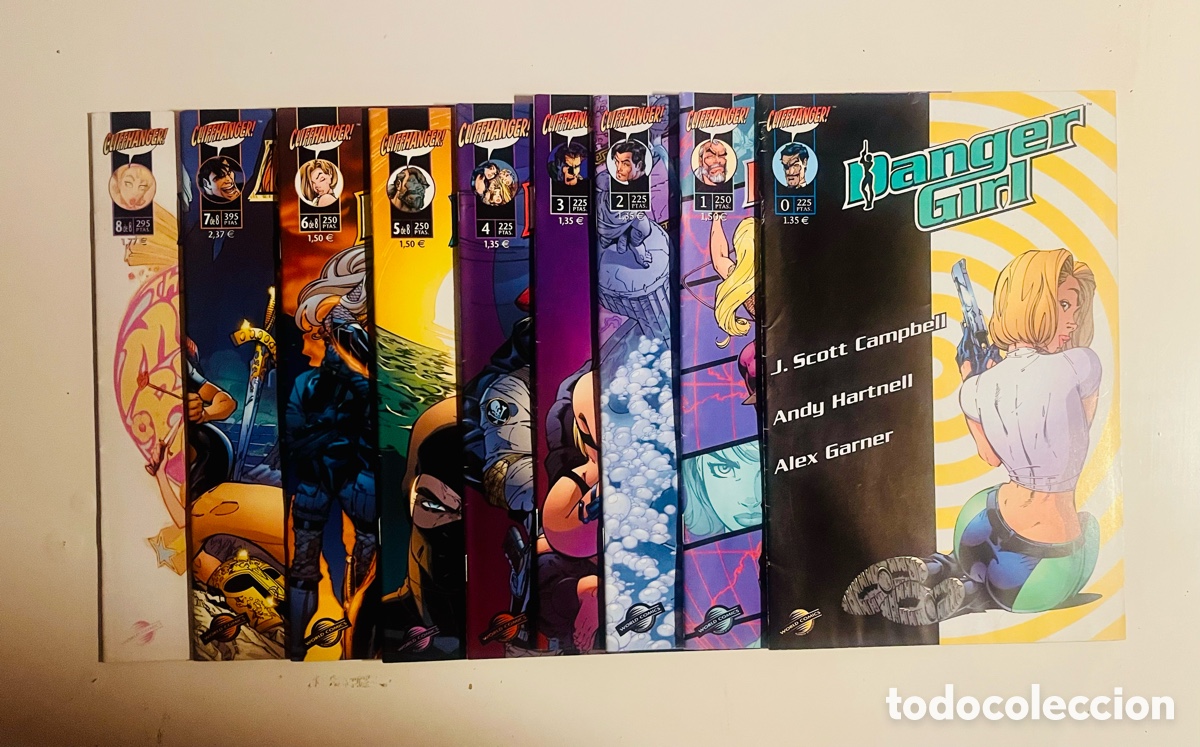 C&oacute;mics: COLECCI&Oacute;N DANGER GIRL, 9 N&Uacute;MEROS COMPLETA, (EDITORIAL WORLD COMICS) - Foto 1
