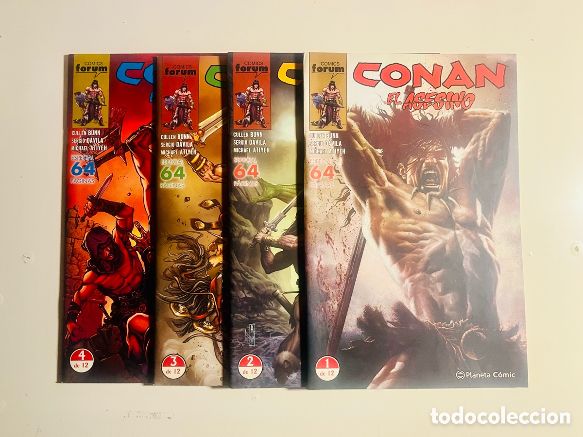 C&oacute;mics: COLECCI&Oacute;N CONAN EL ASESINO, 4 PRIMEROS NUMEROS, (PLANETA C&Oacute;MIC) - Foto 1