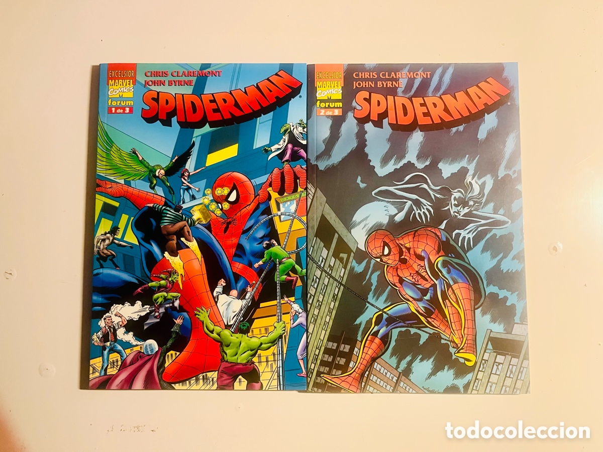C&oacute;mics: COLECCI&Oacute;N SPIDERMAN CHRIS CLAREMONT, 2 N&Uacute;MEROS DE 3, (MARVEL COMICS F&Oacute;RUM EXCELSIOR) - Foto 1
